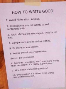 How to write good