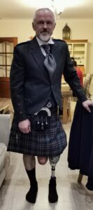 So my dad decides to rent a kilt….